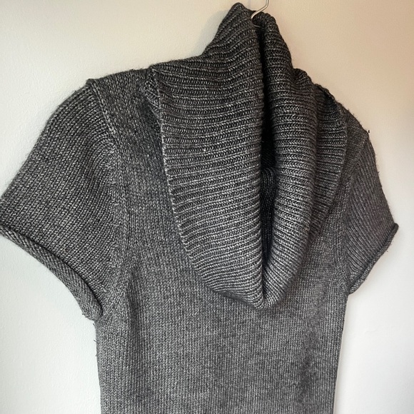 BCBGMaxAzria Cowl Neck Short Sleeve Sweater - Picture 2 of 9